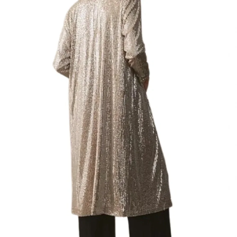 Anthropologie Mare Mare Sequin Duster Jacket | Size Small - Picture 2 of 6